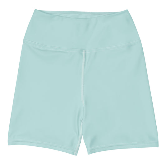 Pastel Aqua Yoga Shorts Australia