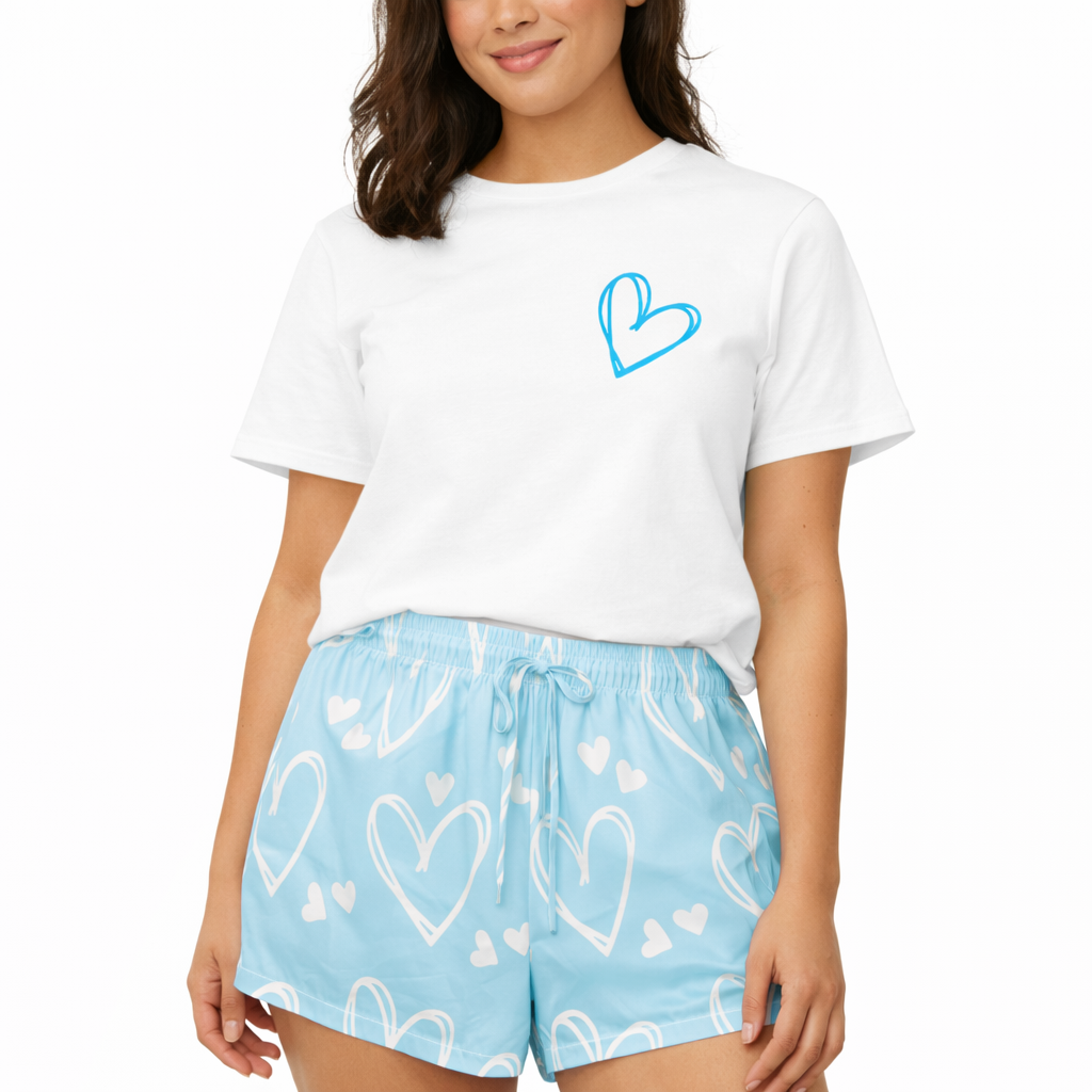Sweetheart Skies High Waisted Tee by VibeWear - VibeWear