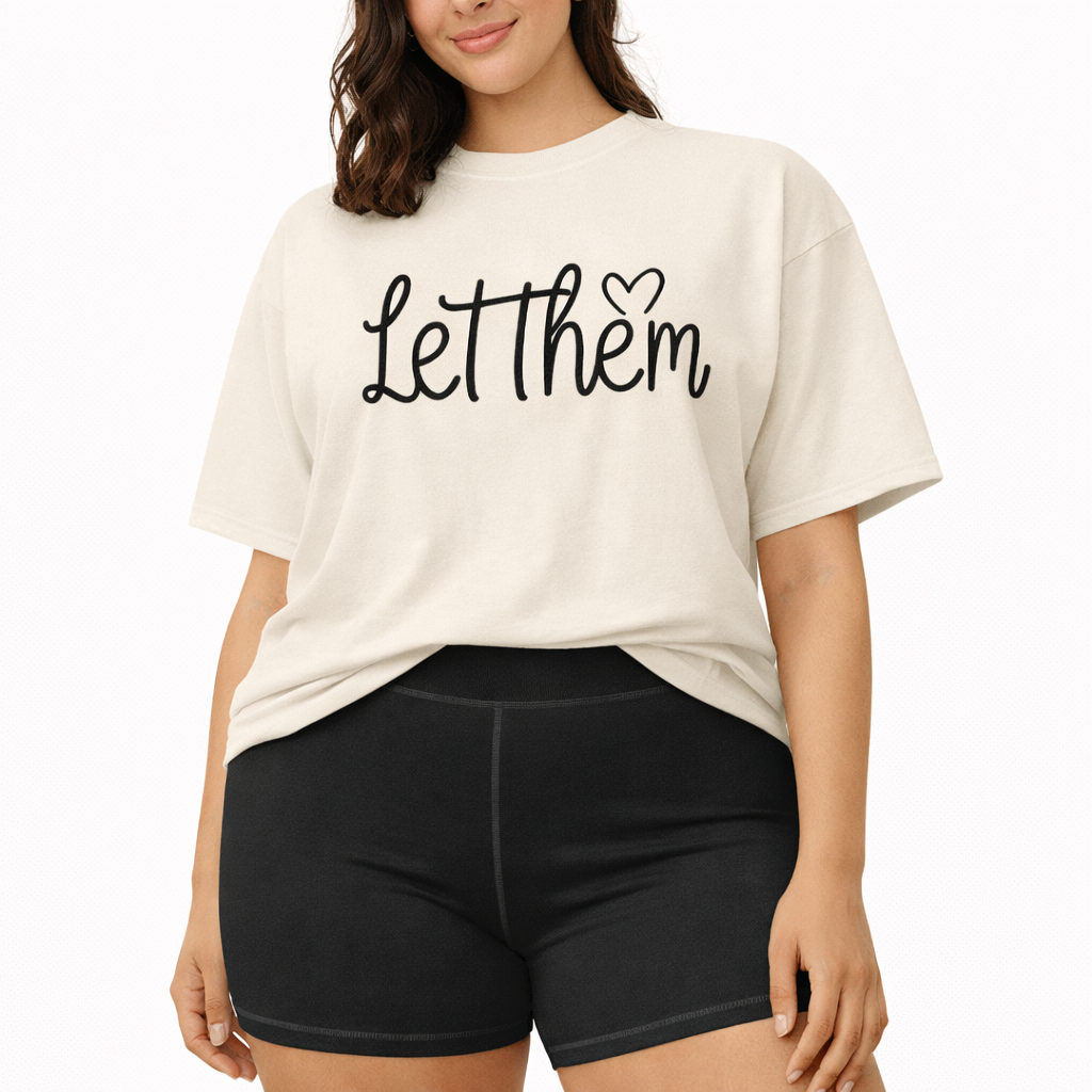 Let Them Unisex Oversized Tee by VibeWear - VibeWear