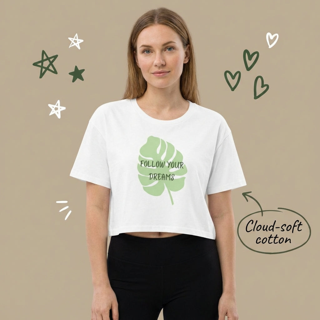 Follow Your Dreams Womens Crop Top | Vibewear