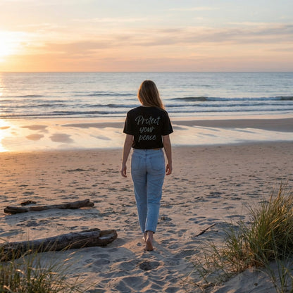 Protect Your Peace Colourwash Tee | Vibewear - VibeWear