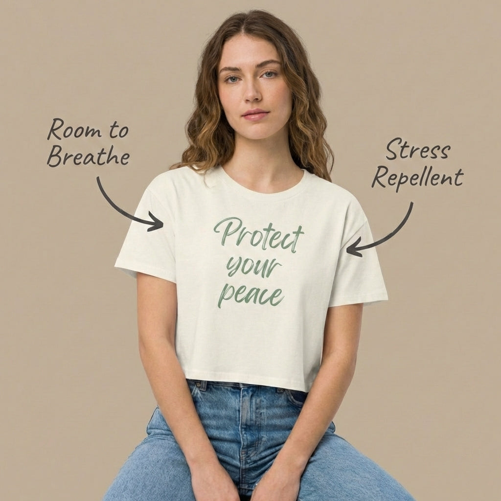 Protect Your Peace Womens Crop Top | Vibewear