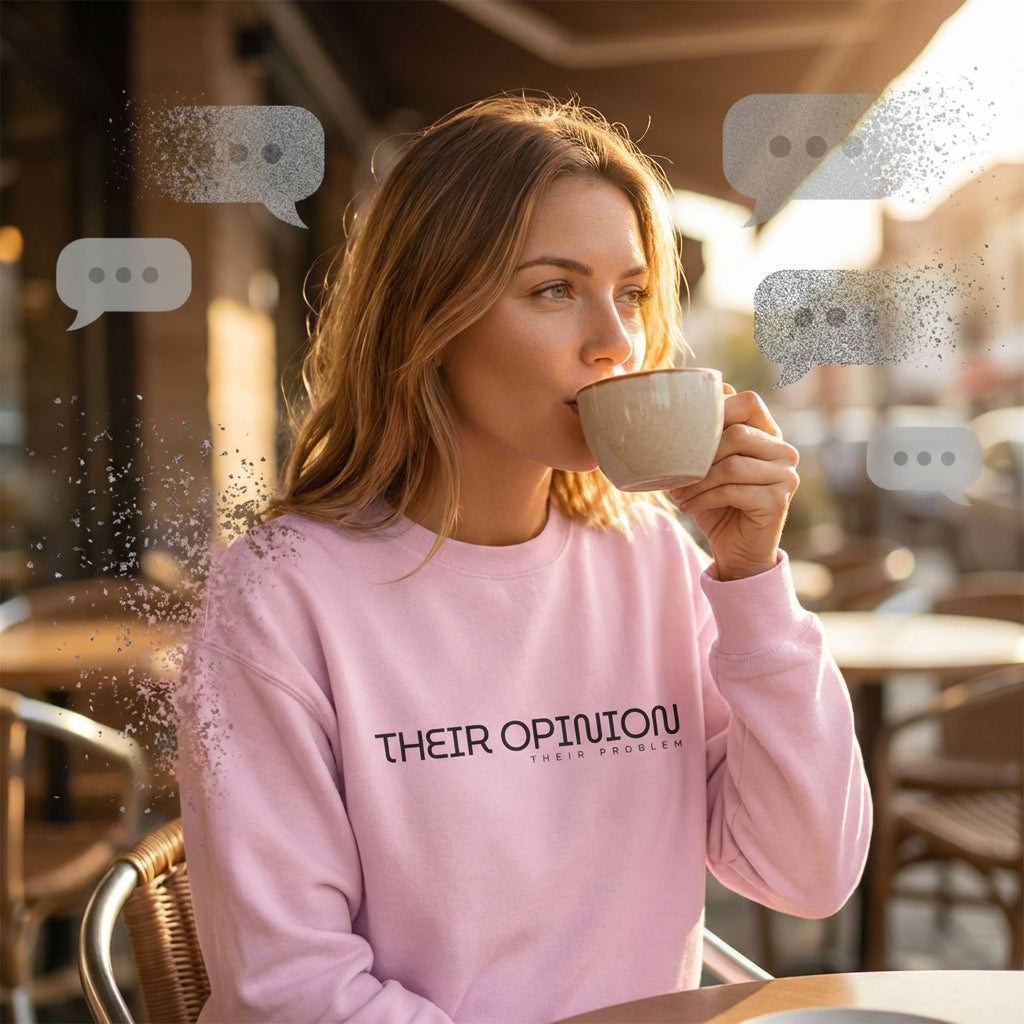 'Their Opinion Their Problem' Classic Sweatshirt - VibeWear
