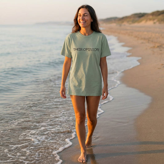 Their Opinion Their Problem Colourwash Tee | Vibewear - VibeWear