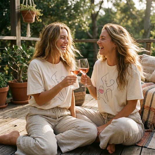 Quiet Sip Oversized Unisex Cotton Tee | Vibewear - VibeWear