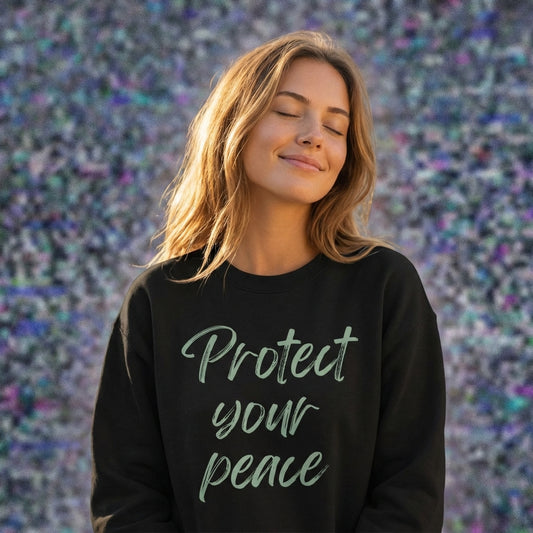 'Protect Your Peace' Classic Sweatshirt - VibeWear