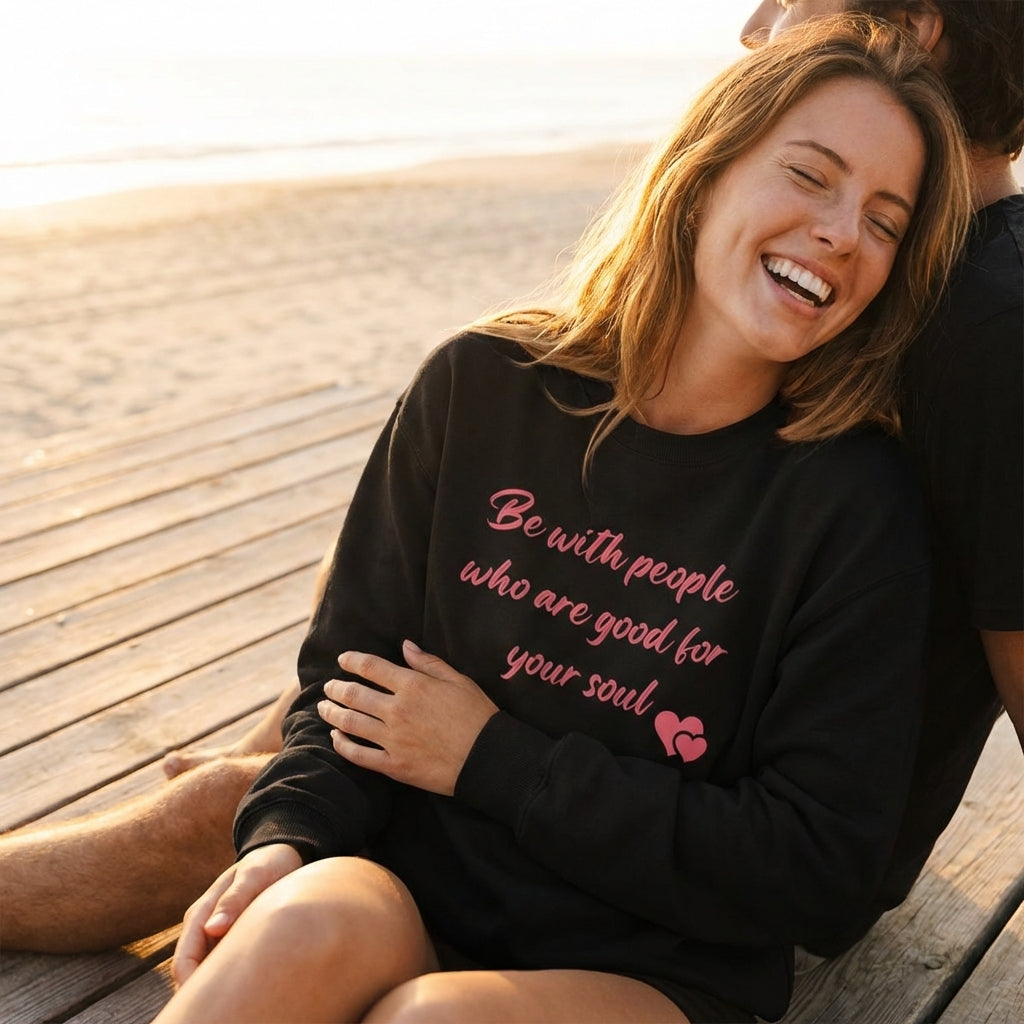 'Good For Your Soul' Classic Sweatshirt - VibeWear