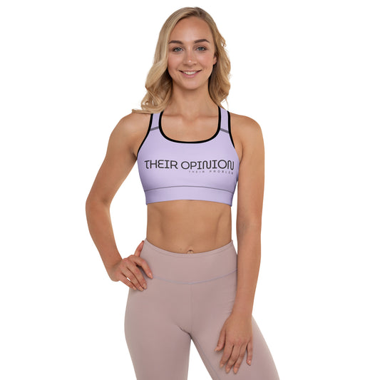 Their Opinion Their Problem Padded Sports Bra Australia
