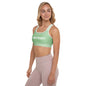 Be Your Priority padded sports bra front view