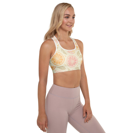 citrus glow womens padded sports bra australia activewear