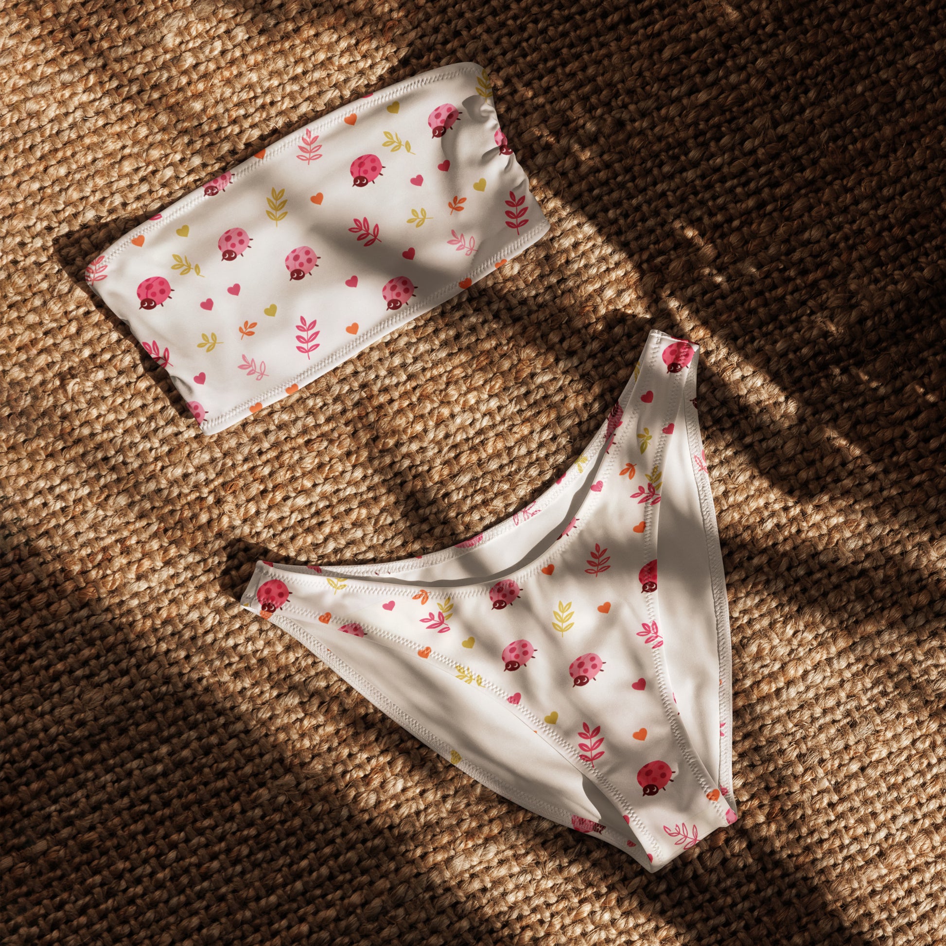 Ladybird Daydream Bandeau Bikini Set | VibeWear
