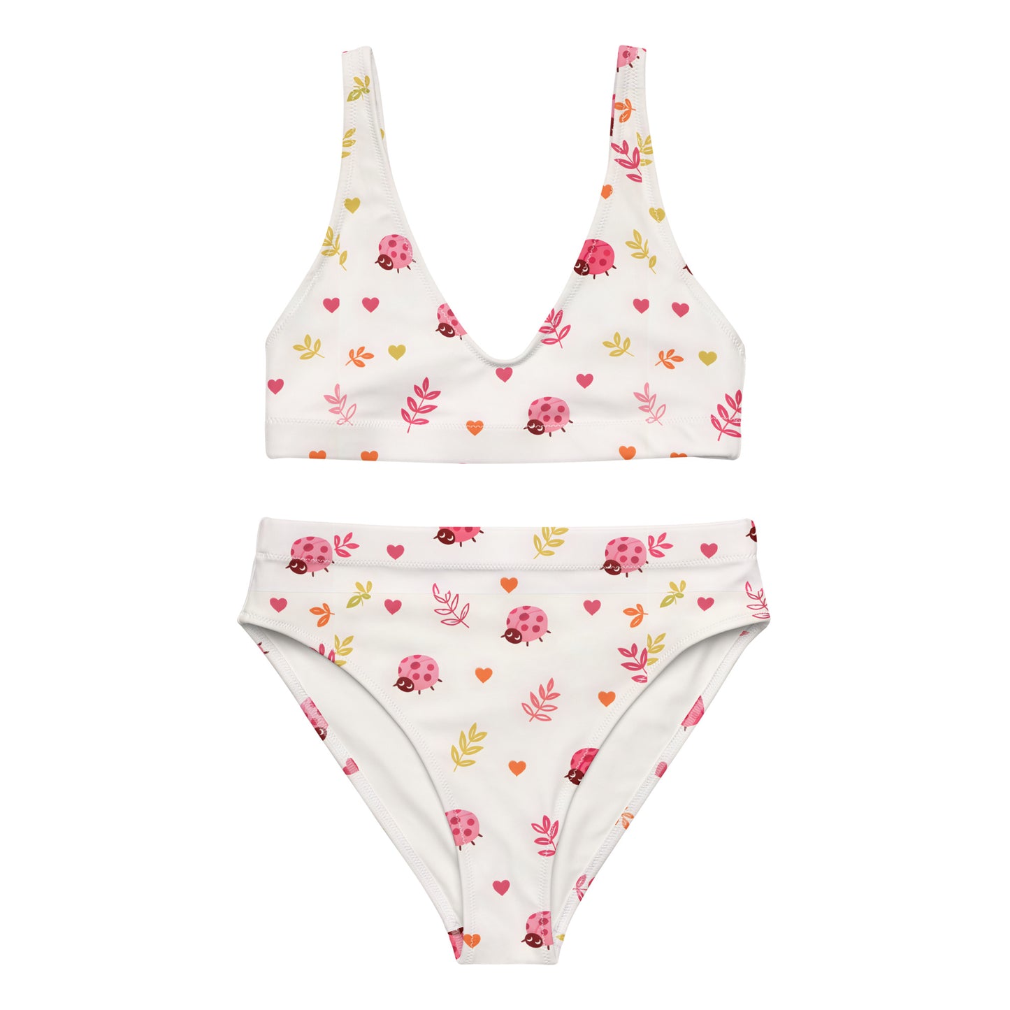 Ladybird Daydream High Waisted Bikini Set | VibeWear