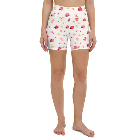 Womens High Waist Yoga Shorts Australia Ladybird Daydream