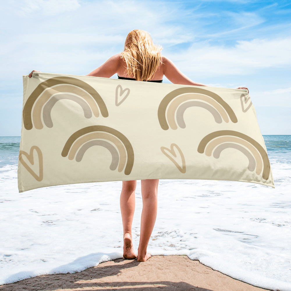 Calm Rainbows Towel | VibeWear