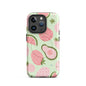Avo Berry Bliss MagSafe tough case for iPhone with avocado and strawberry print