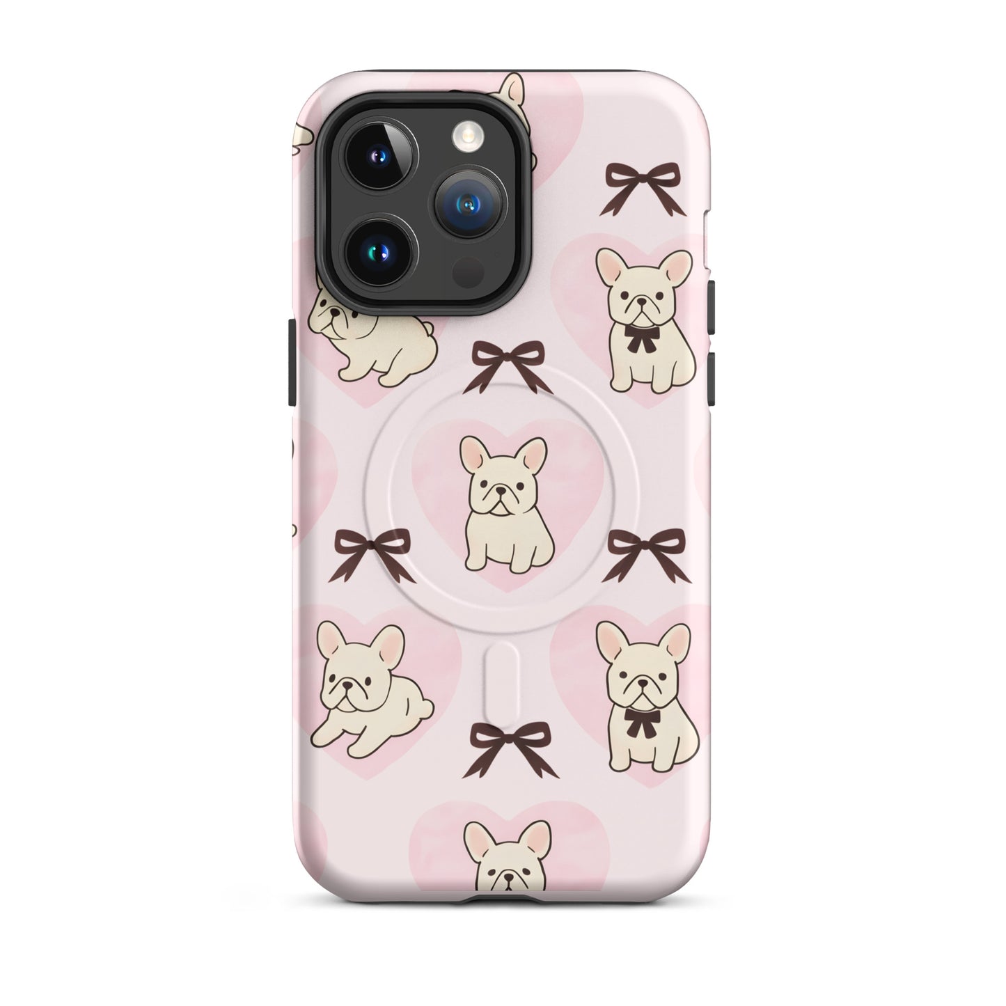 Frenchie Love MagSafe tough case for iPhone