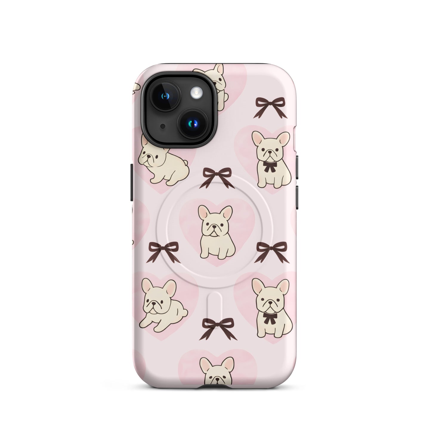 Frenchie Love MagSafe tough case for iPhone