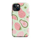 Avo Berry Bliss MagSafe tough case for iPhone with avocado and strawberry print
