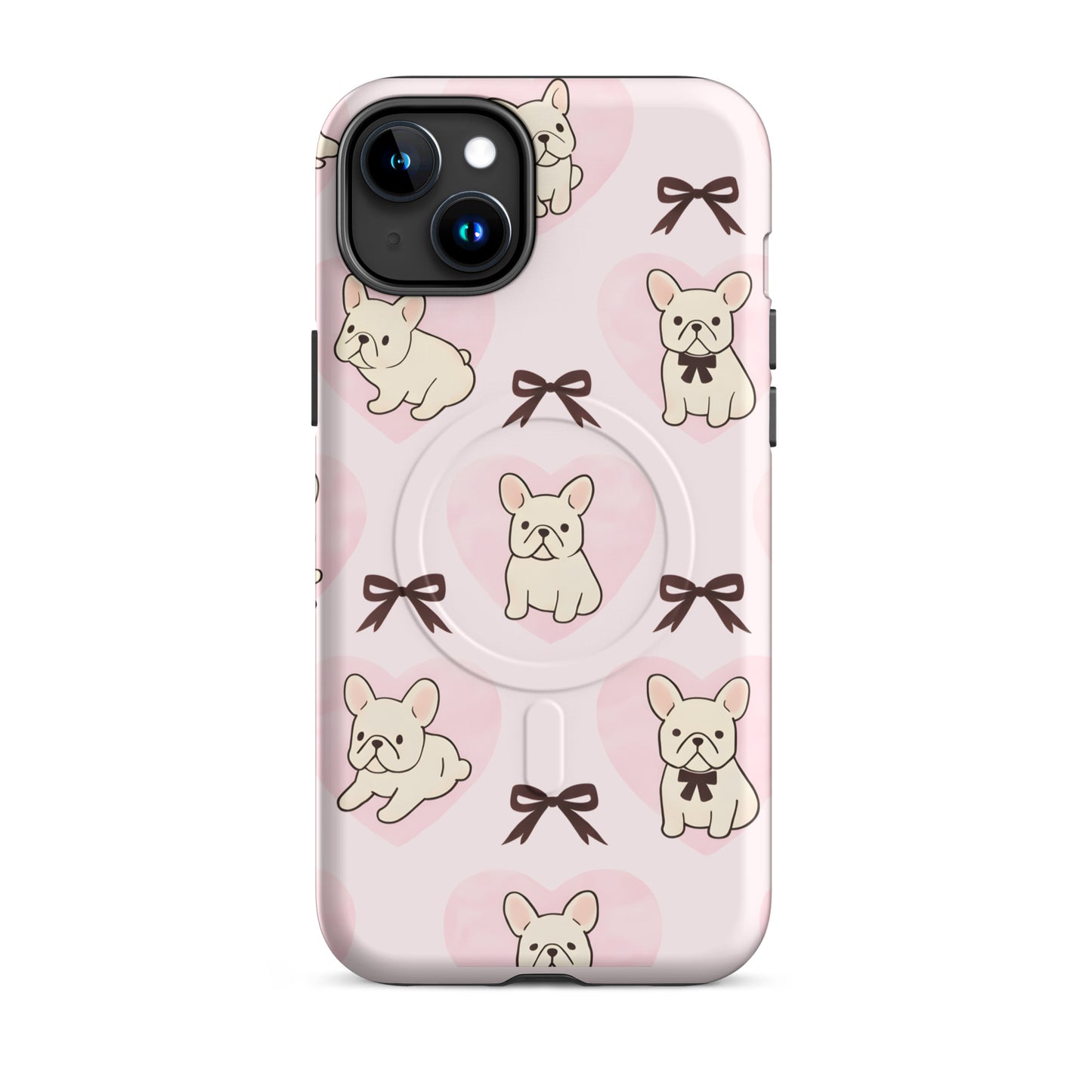 Frenchie Love MagSafe tough case for iPhone