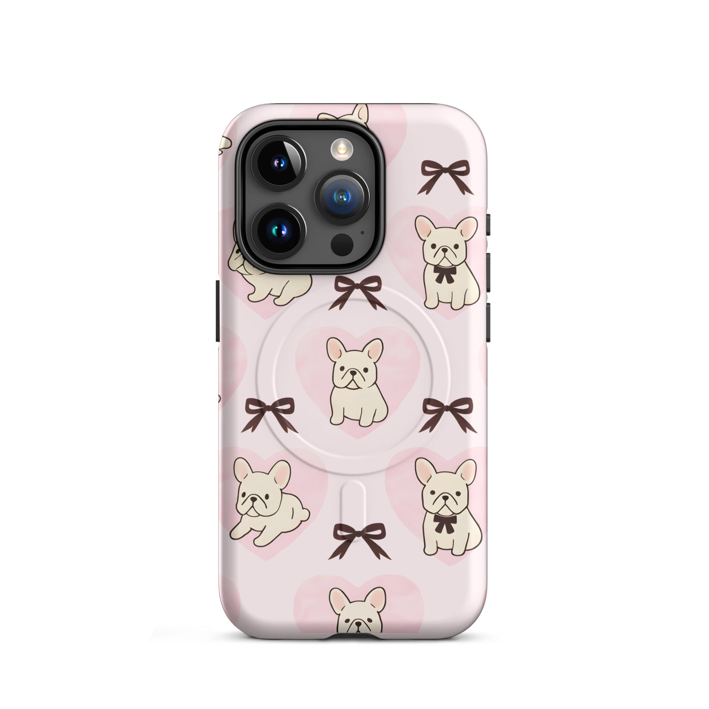 Frenchie Love MagSafe tough case for iPhone
