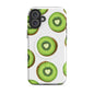 Kiwi Love MagSafe tough case for iPhone with kiwi slice heart print