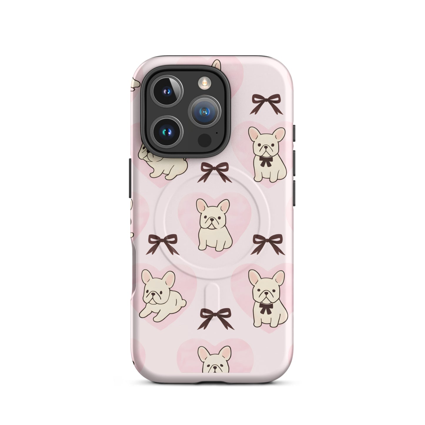Frenchie Love MagSafe tough case for iPhone