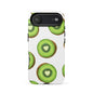 Kiwi Love MagSafe tough case for iPhone with kiwi slice heart print