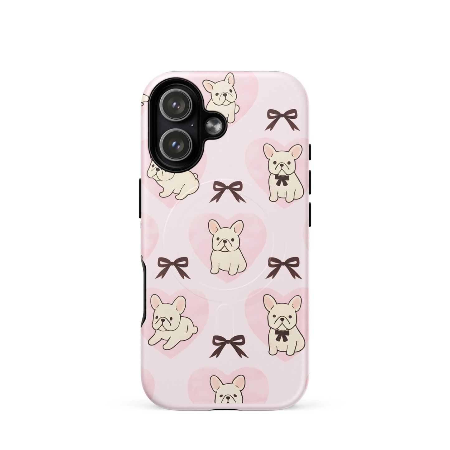 Frenchie Love MagSafe tough case for iPhone