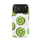 Kiwi Love MagSafe tough case for iPhone with kiwi slice heart print