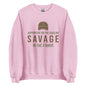 Women’s cosy sweatshirt with Savage in the Stands text
