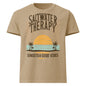 Saltwater Therapy oversized graphic t-shirt with vintage sunset design
