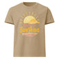 Made of Sunshine oversized cotton tee in khaki with yellow sunshine graphic