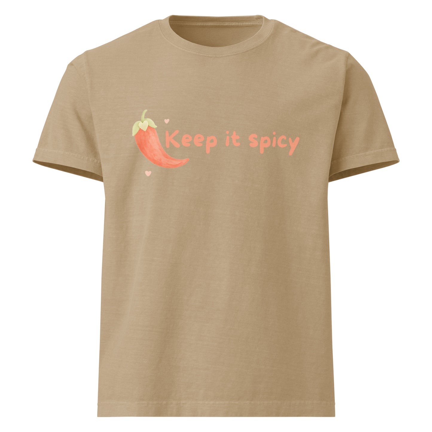 Keep It Spicy oversized T Shirt with graphic print front view