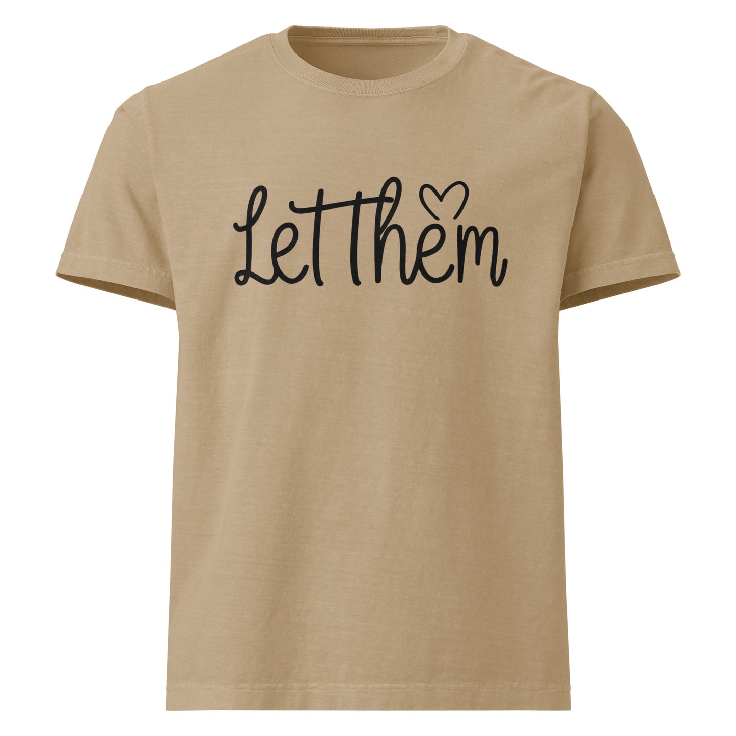 Let Them unisex oversized t shirt front view
