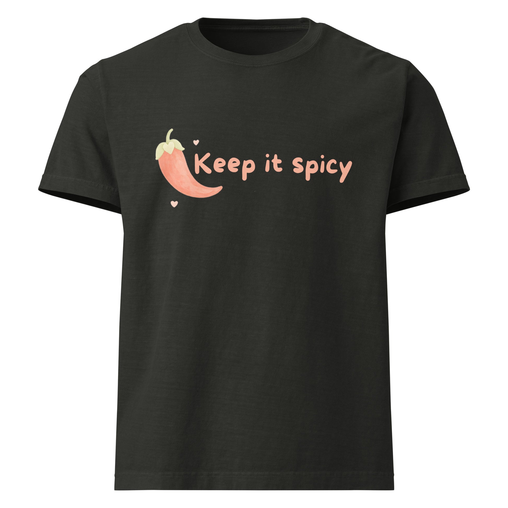 Keep It Spicy oversized T Shirt with graphic print front view