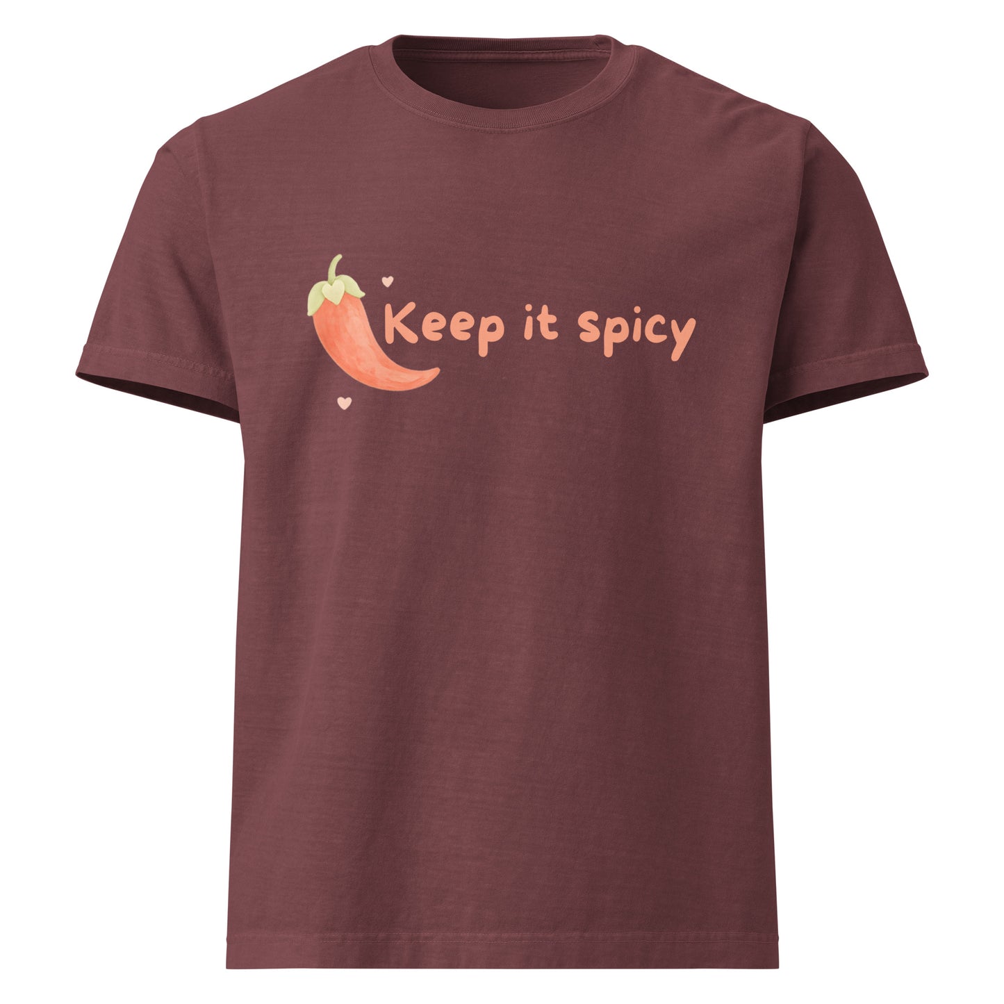 Keep It Spicy oversized T Shirt with graphic print front view