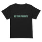 Be Your Priority high waisted women t shirt front view
